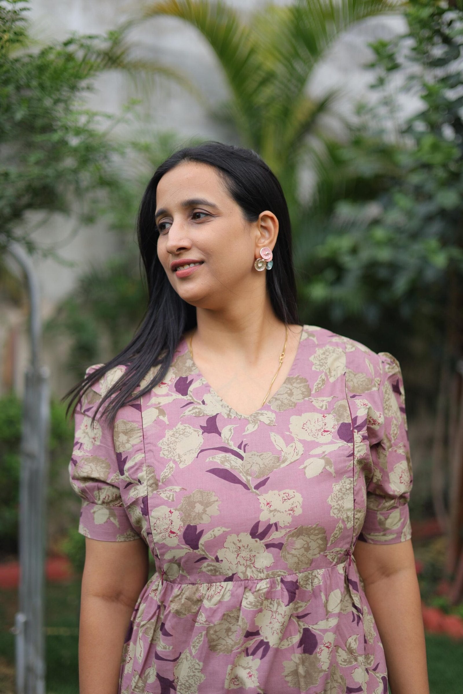 Blush Botanica Maternity & Nursing Dress