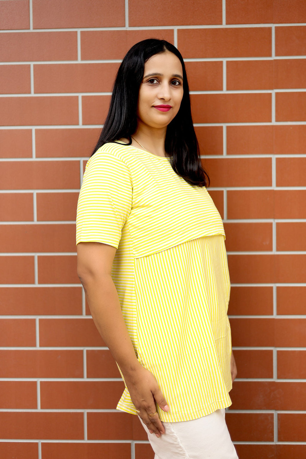 Lemon Light Nursing Blouse