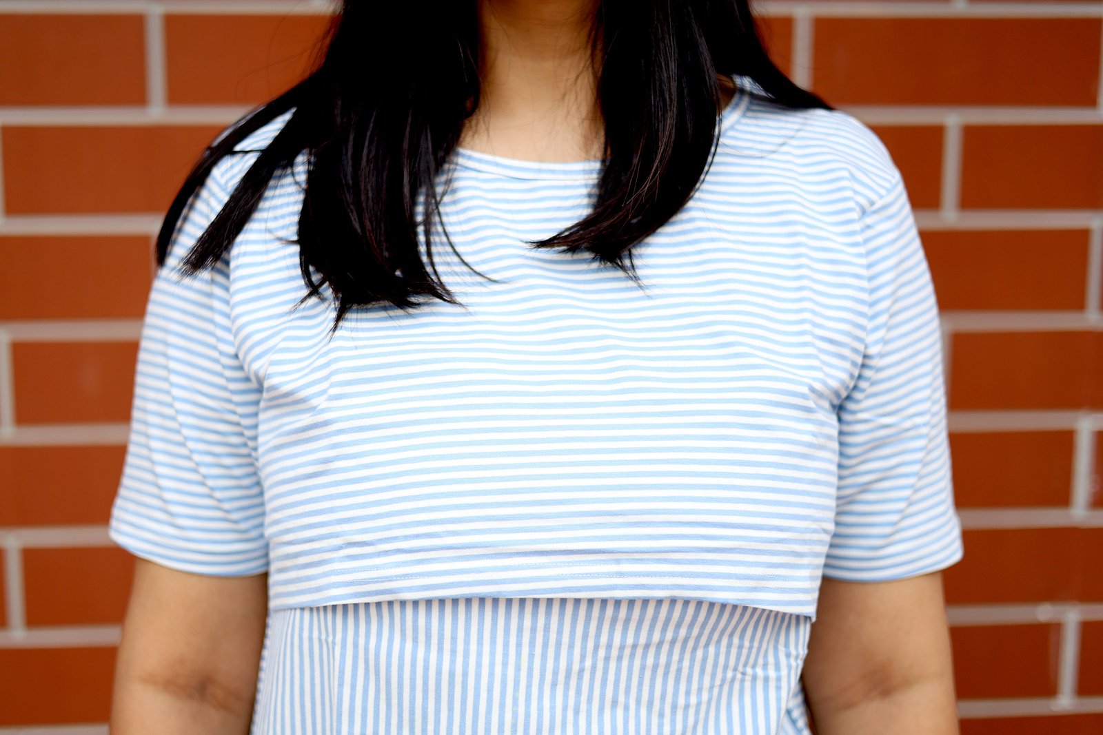 Ocean Breeze Nursing Blouse