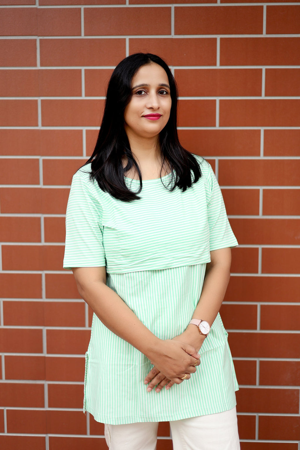 Mint Ease Nursing Blouse