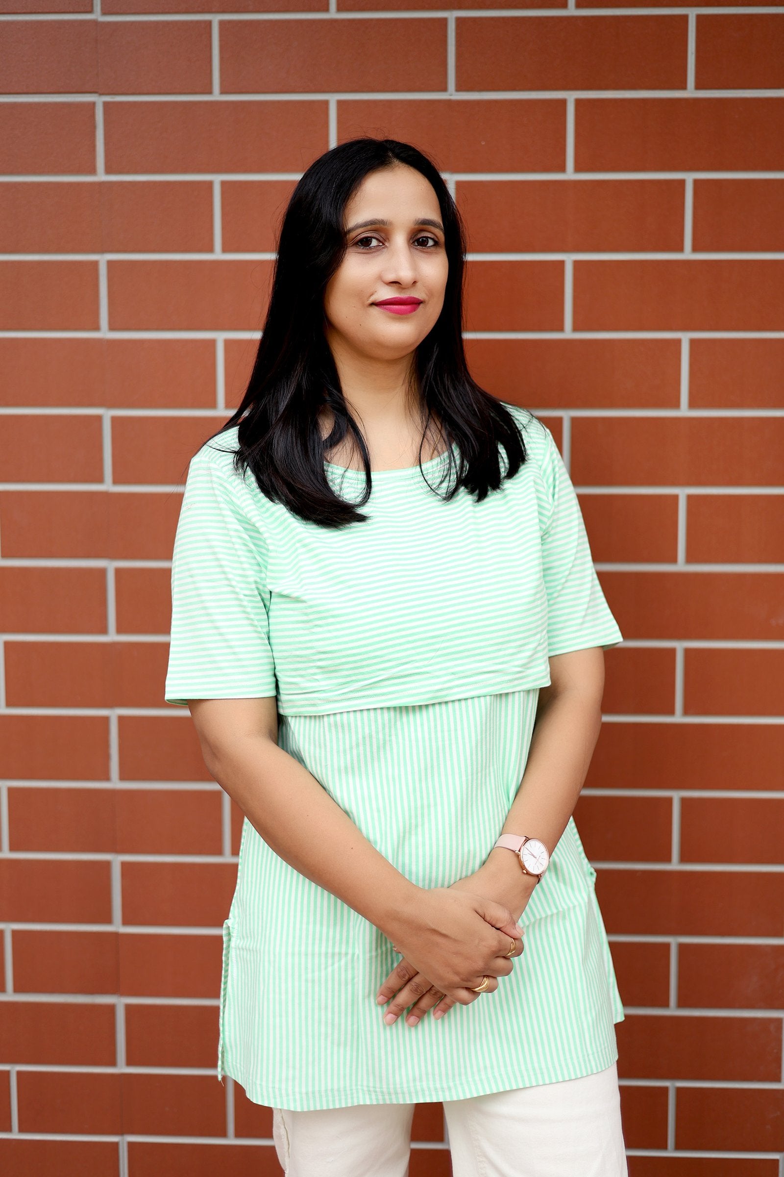 Mint Ease Nursing Blouse