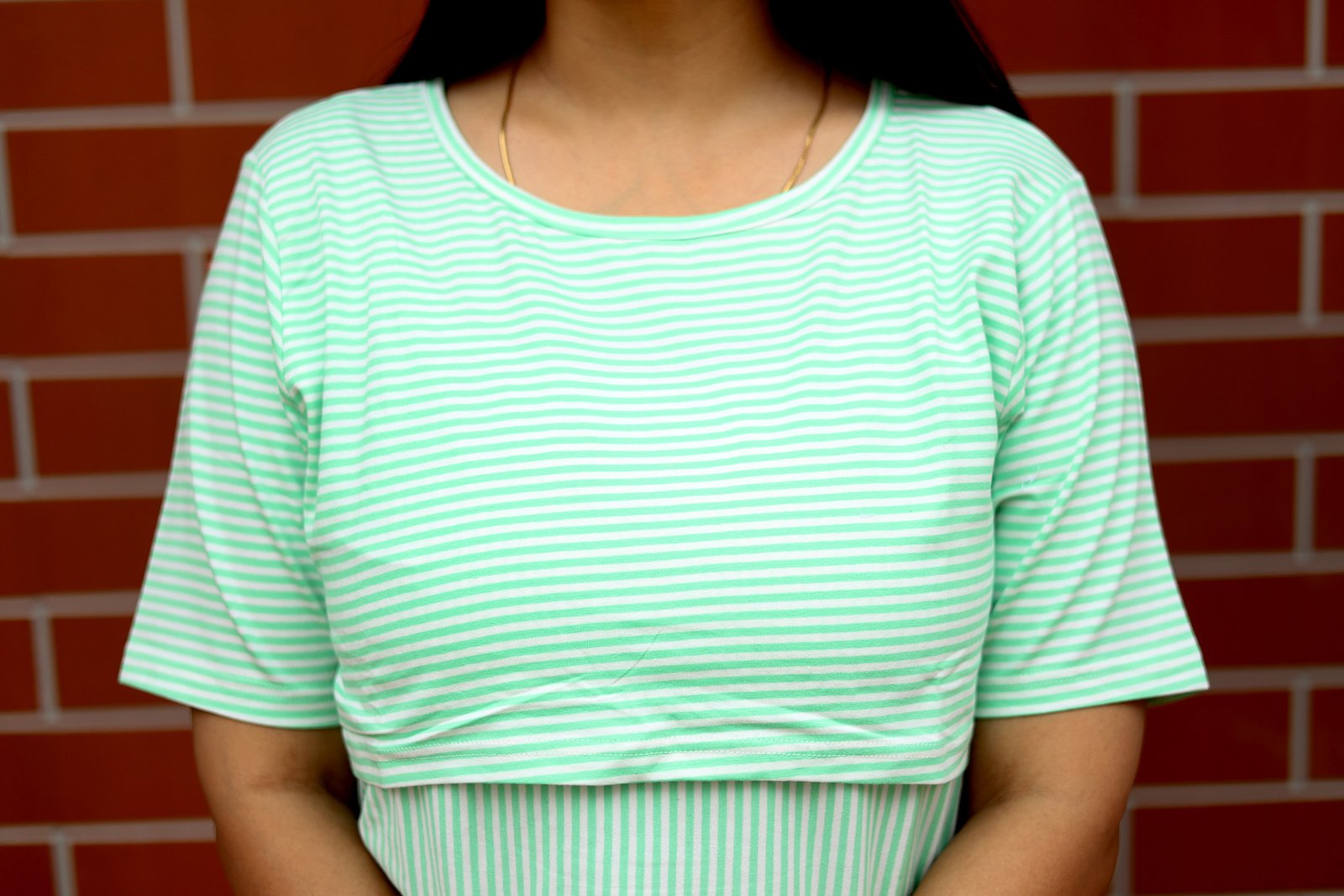 Mint Ease Nursing Blouse