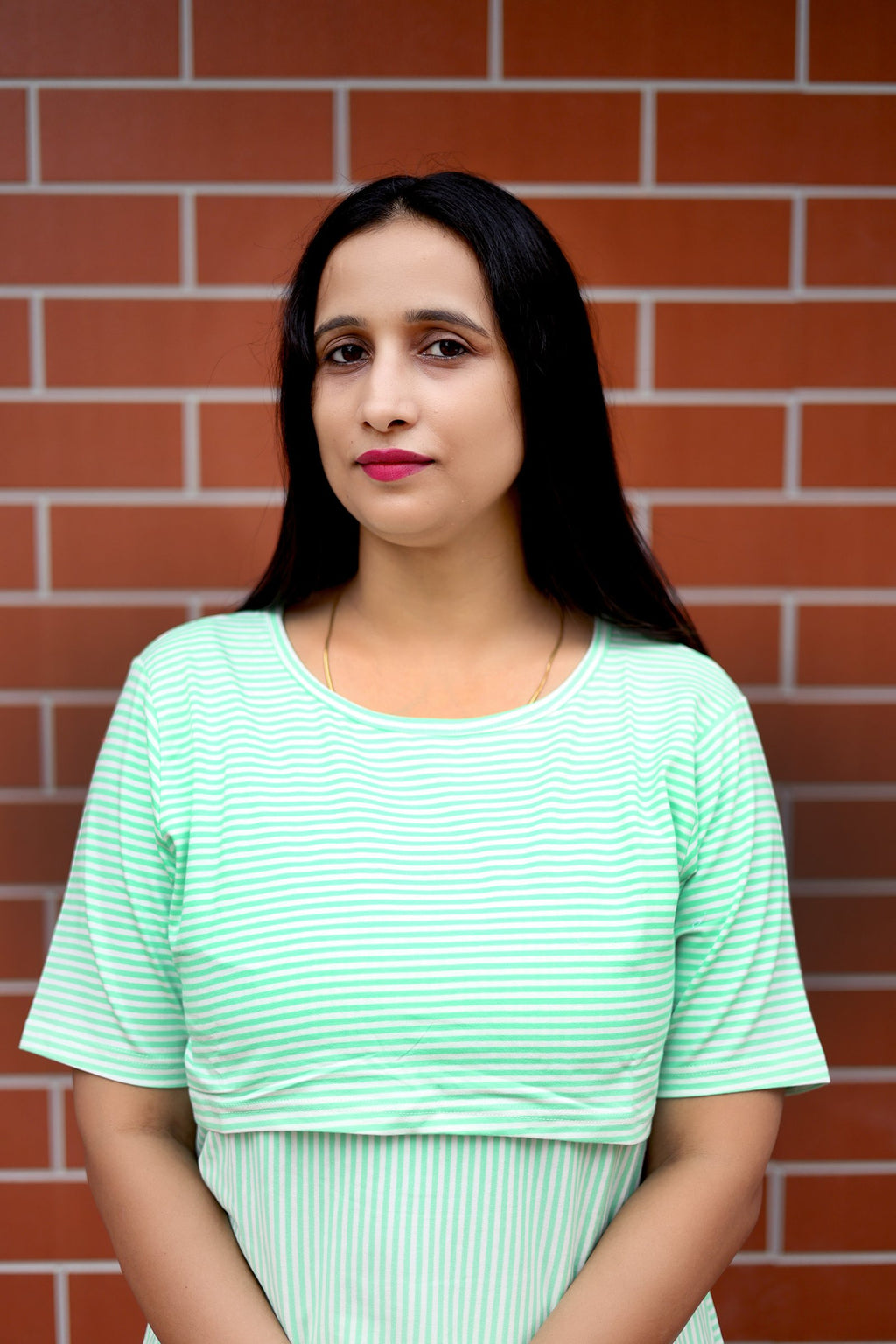 Mint Ease Nursing Blouse