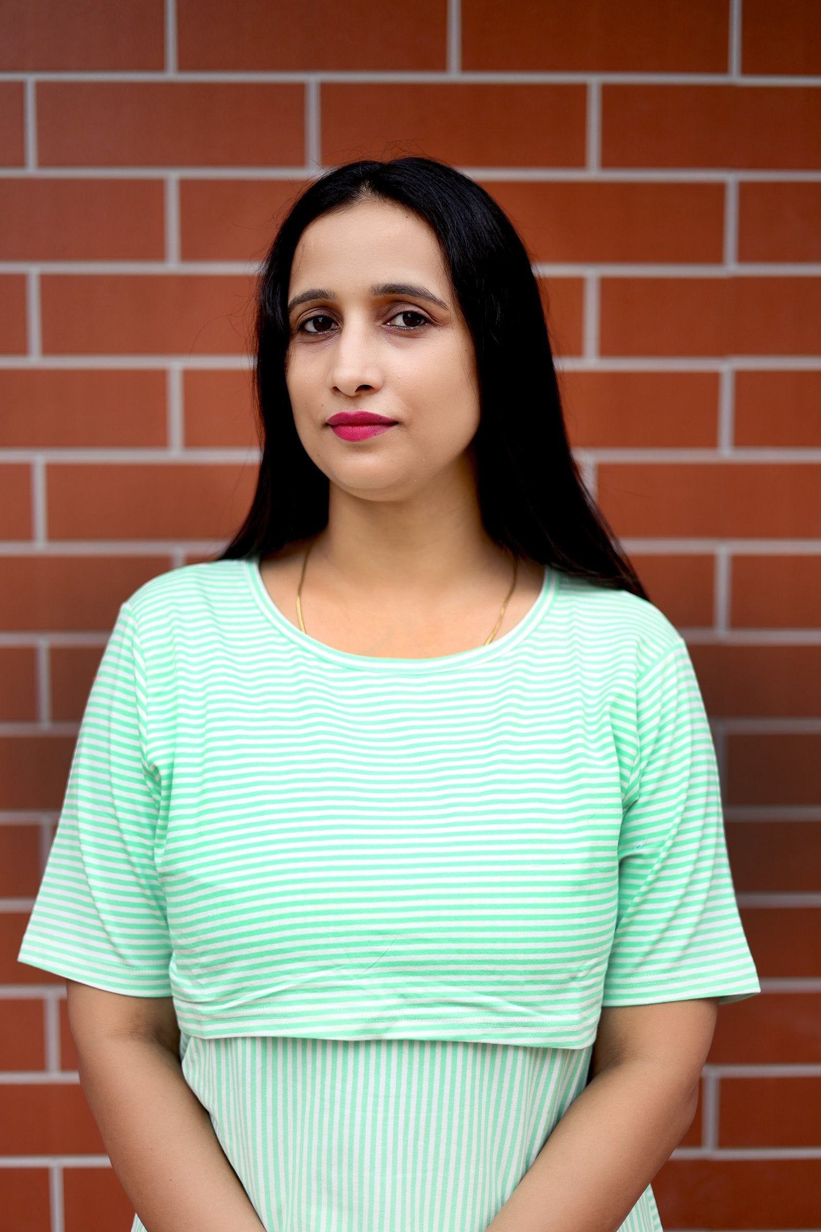 Mint Ease Nursing Blouse