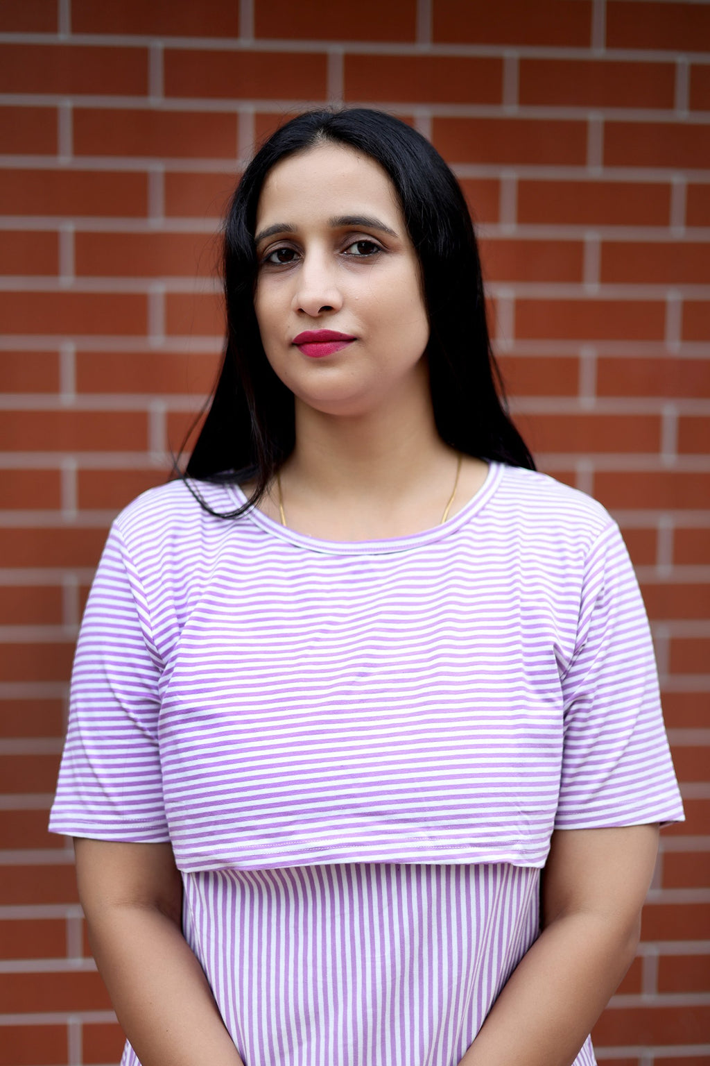 Lavender Bliss Nursing Blouse