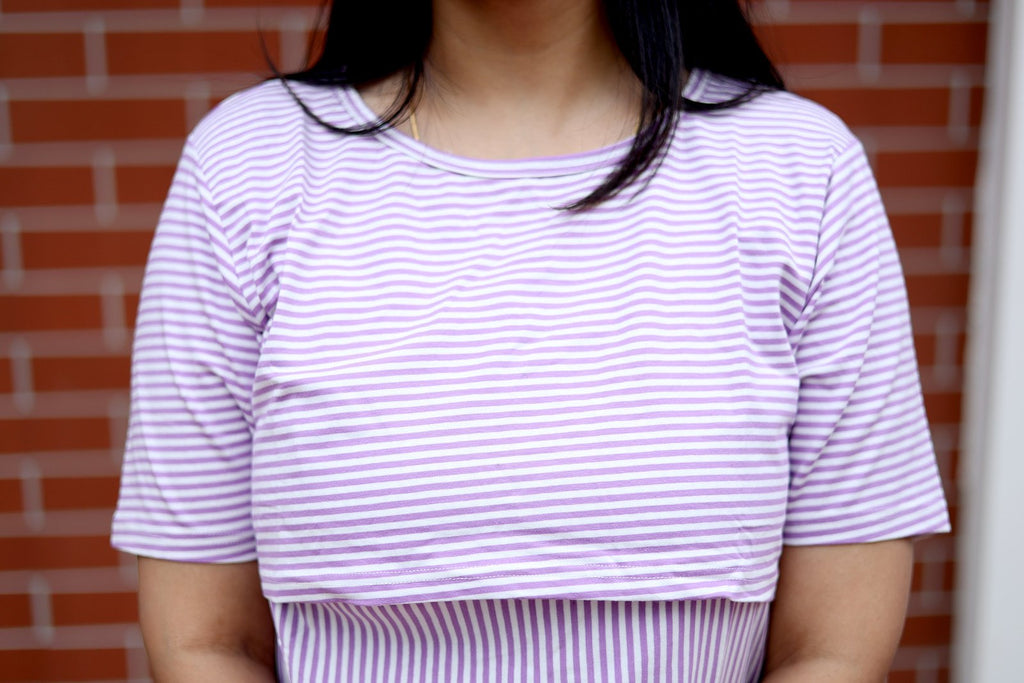 Lavender Bliss Nursing Blouse