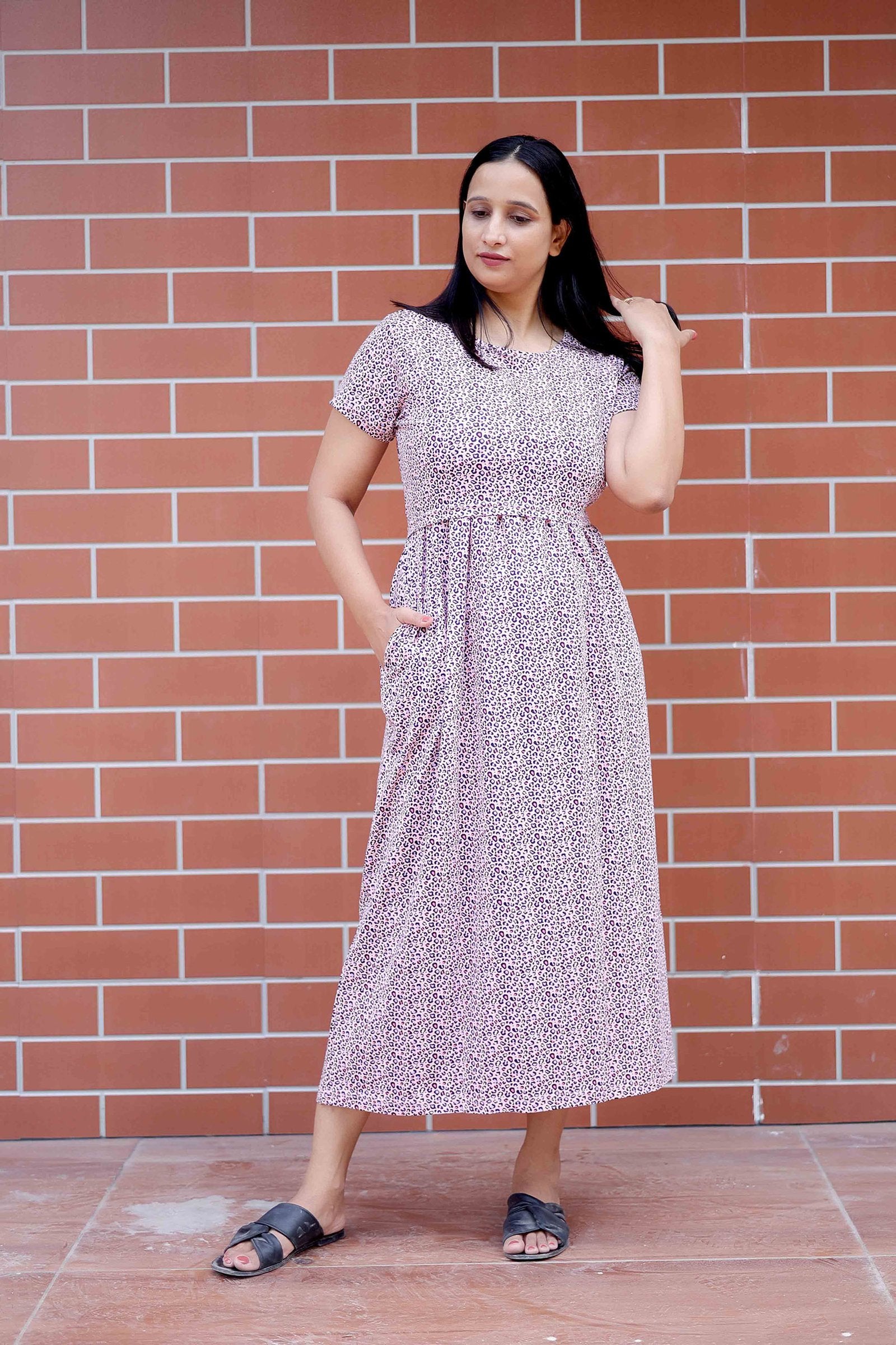 Wild Whisper Maternity Dress