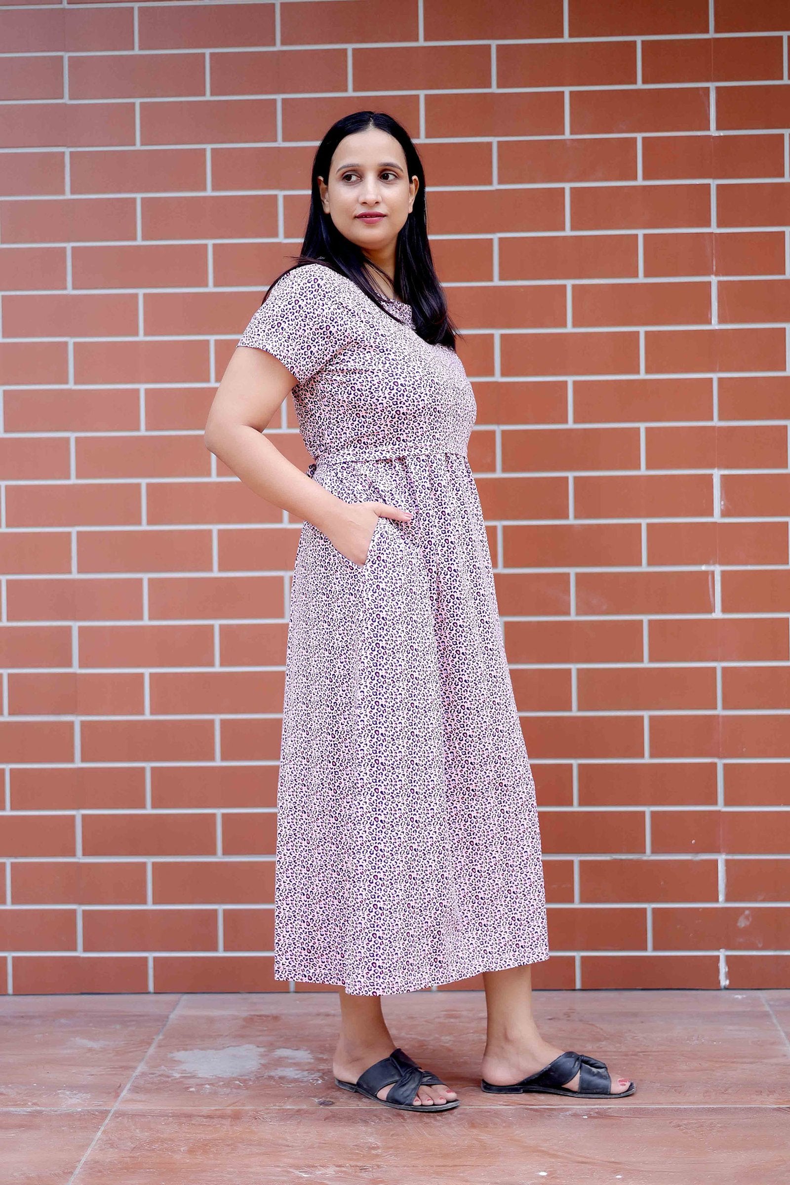 Wild Whisper Maternity Dress