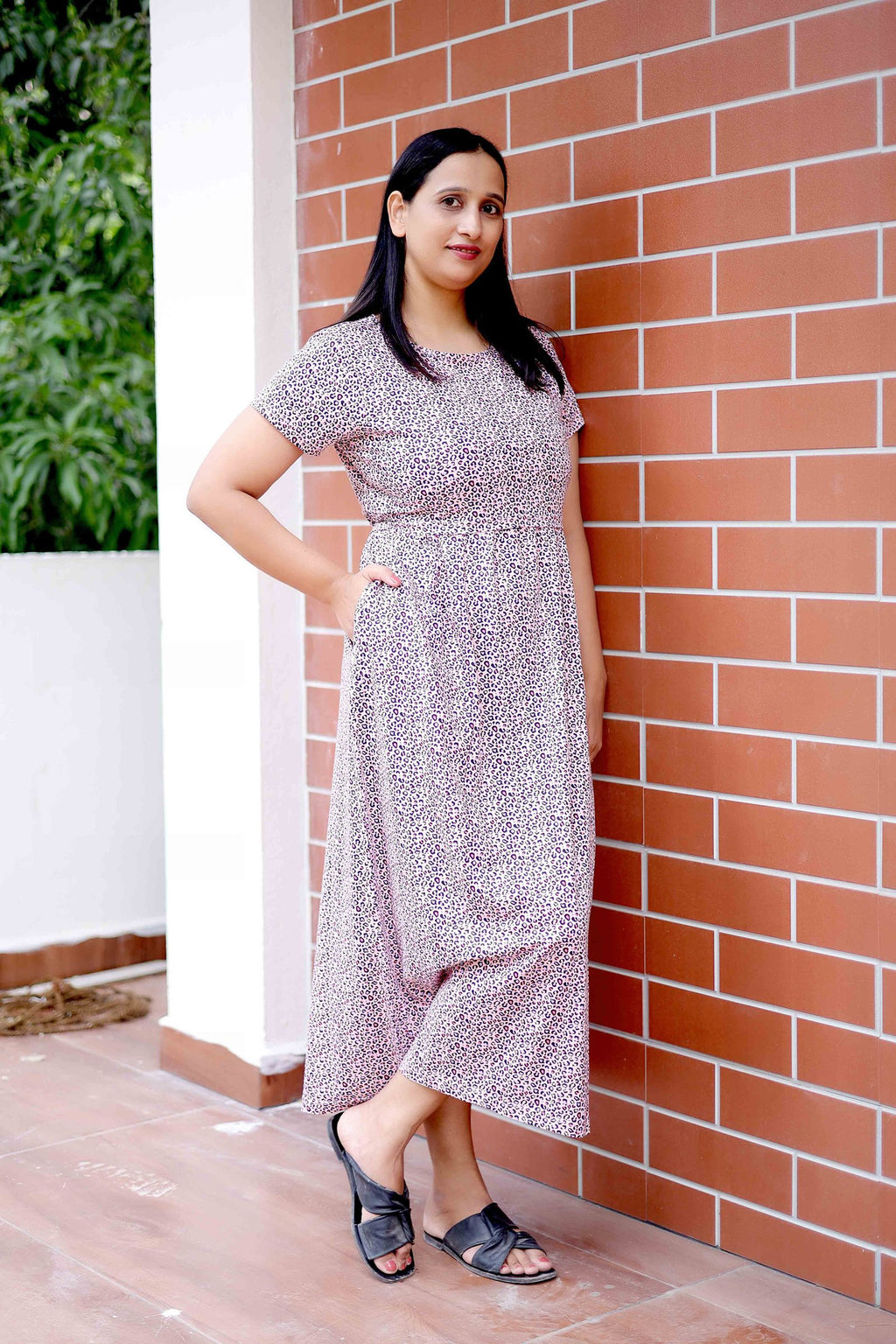 Wild Whisper Maternity Dress