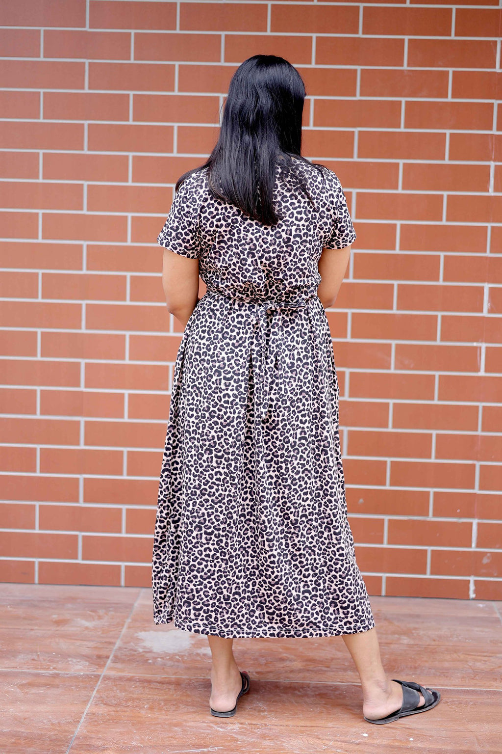 Leopard Print Maternity Dress