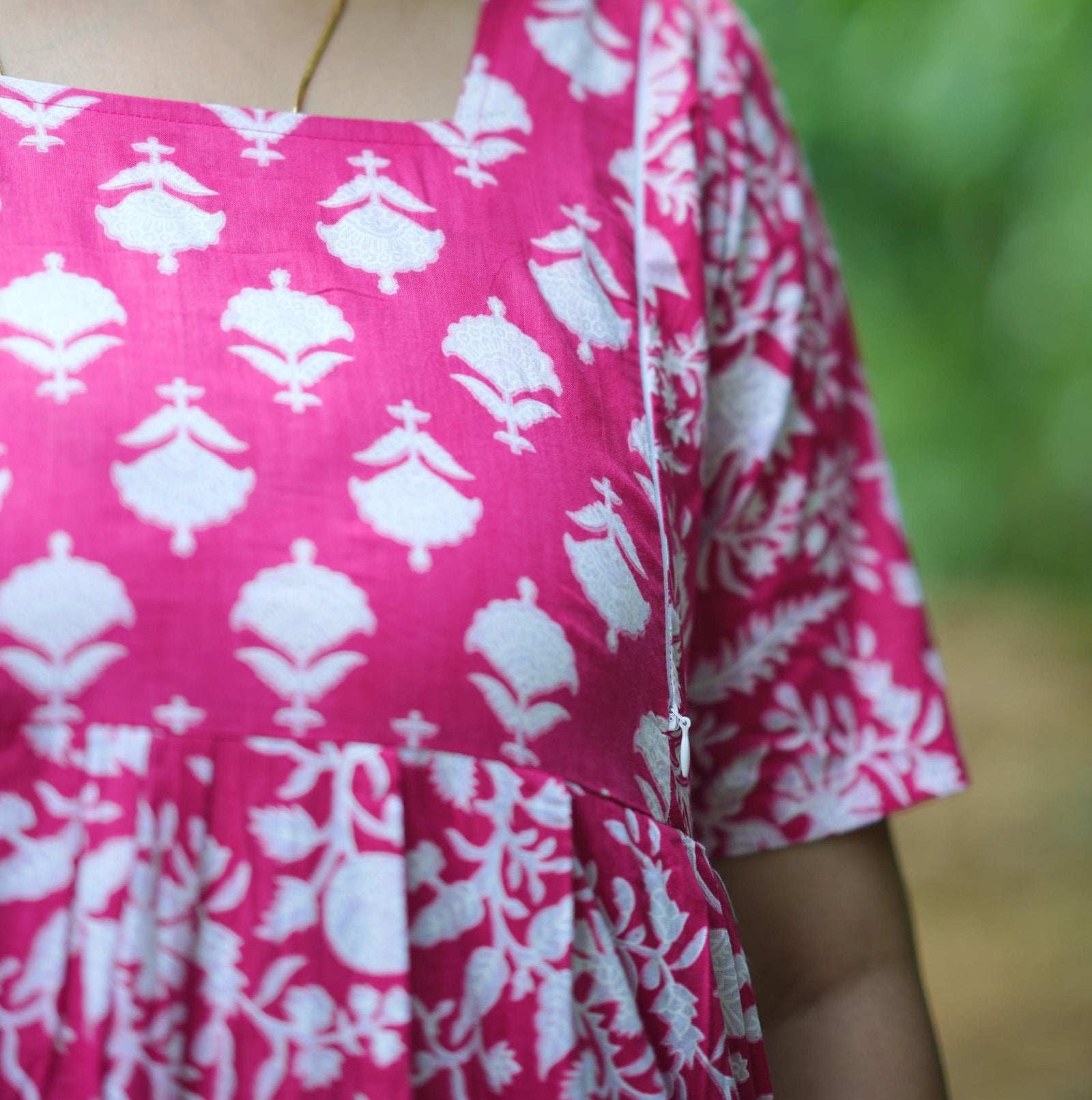 Blush Garden Maternity Dress