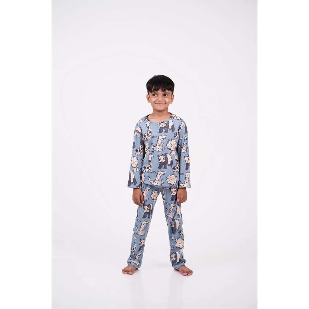 Blue Jungle Animal Nightwear