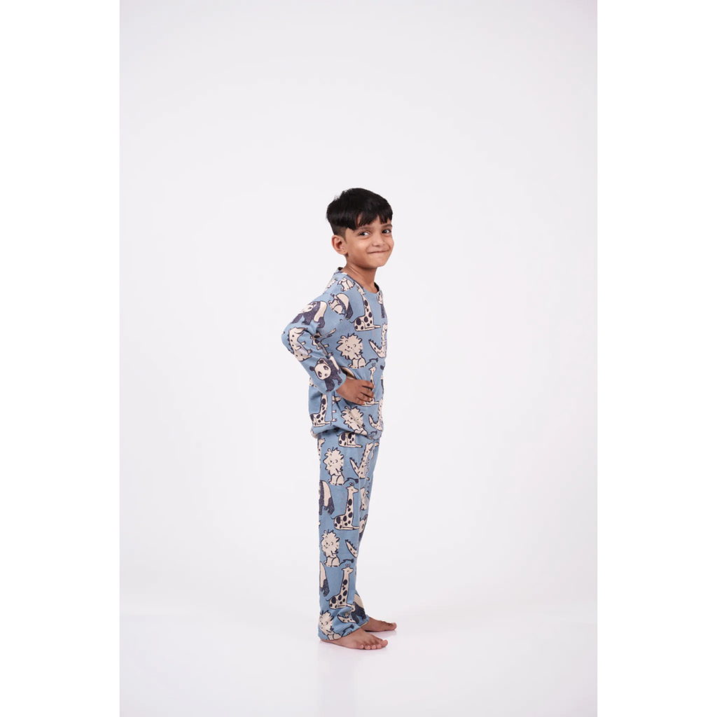 Blue Jungle Animal Nightwear