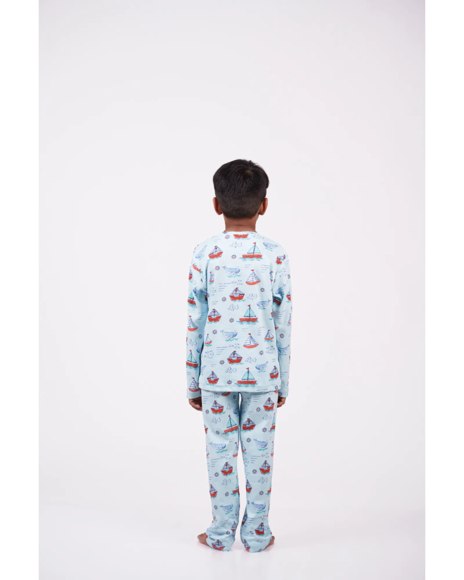 Boat Print Pajama Set
