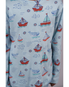 Boat Print Pajama Set