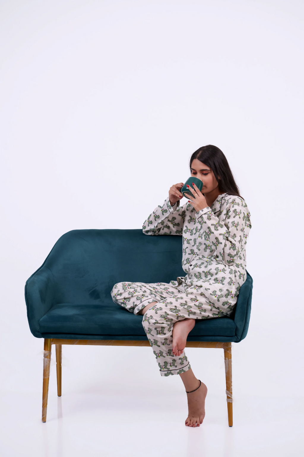 Bunny Print Nightwear Set