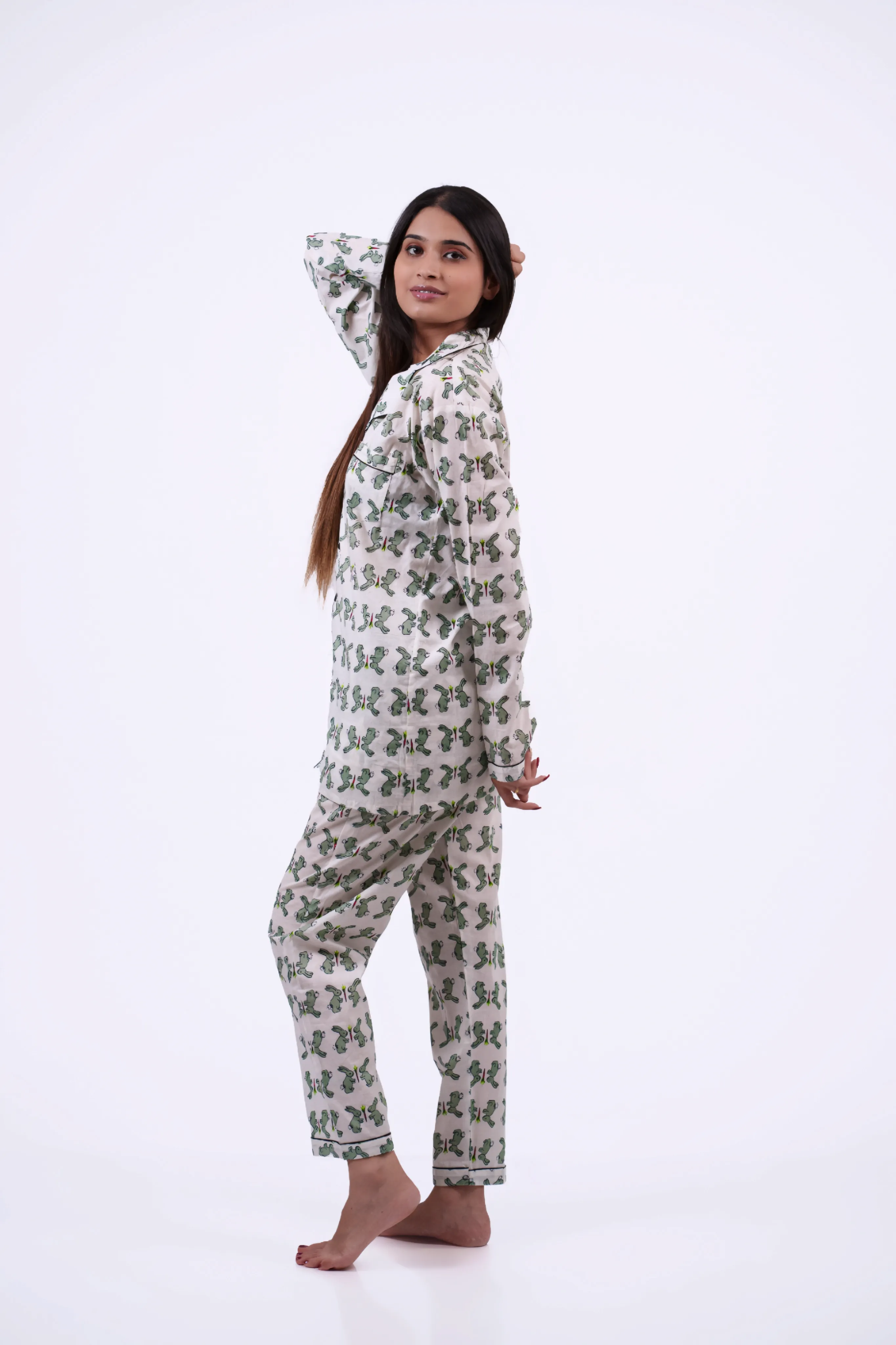 Bunny Print Nightwear Set