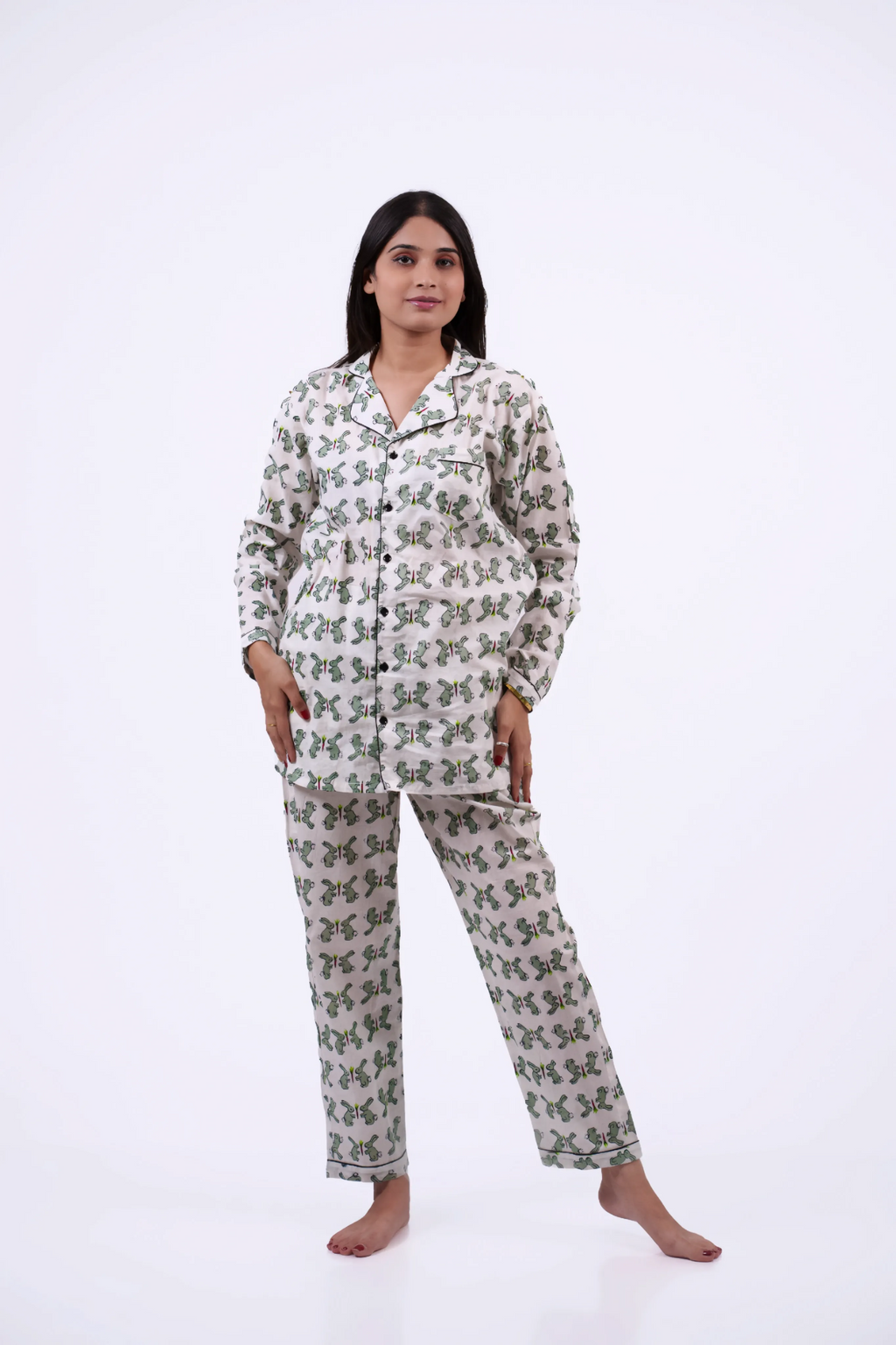 Bunny Print Nightwear Set