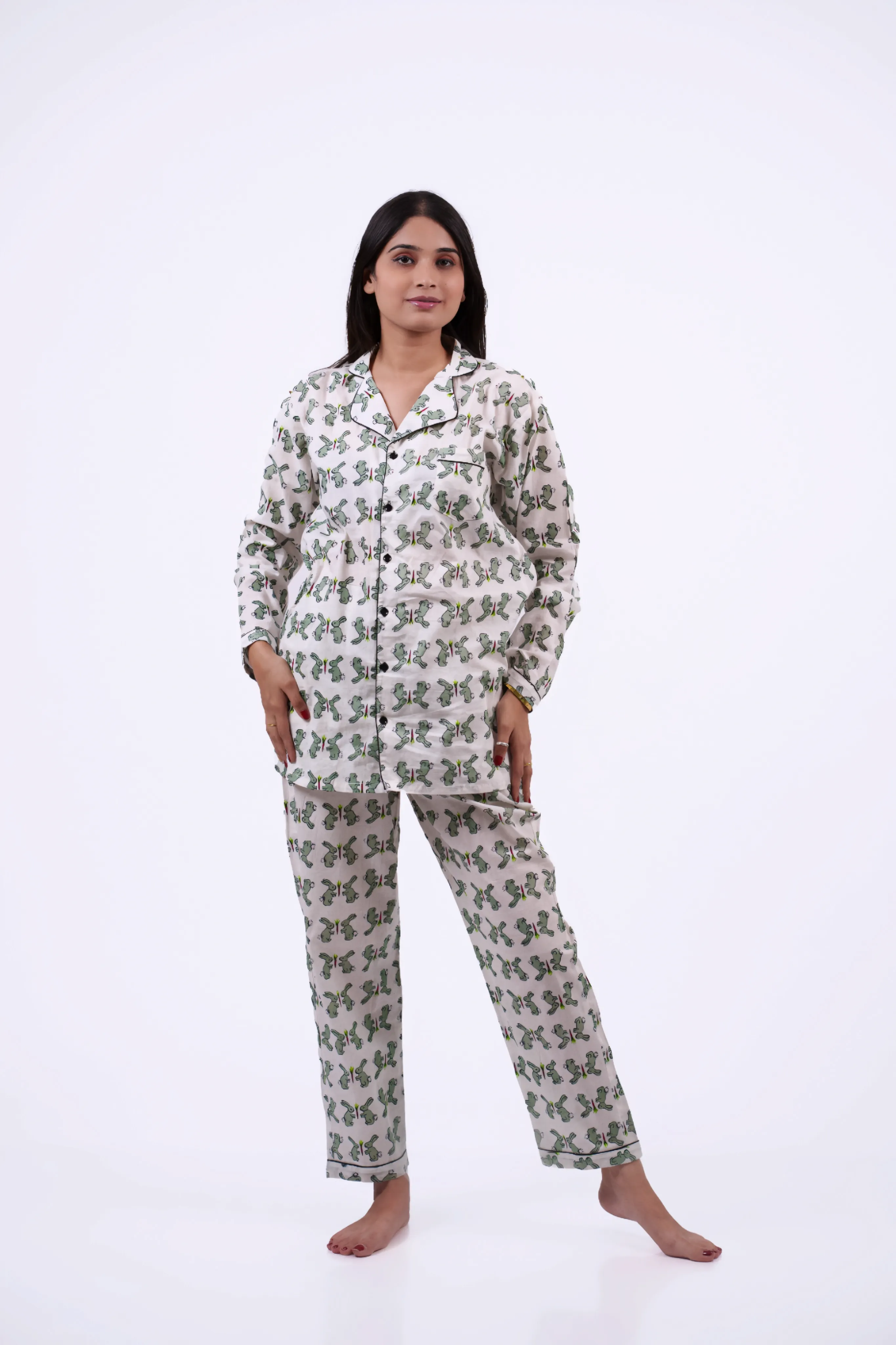 Bunny Print Nightwear Set