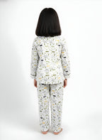 Car Print Cotton Night Set