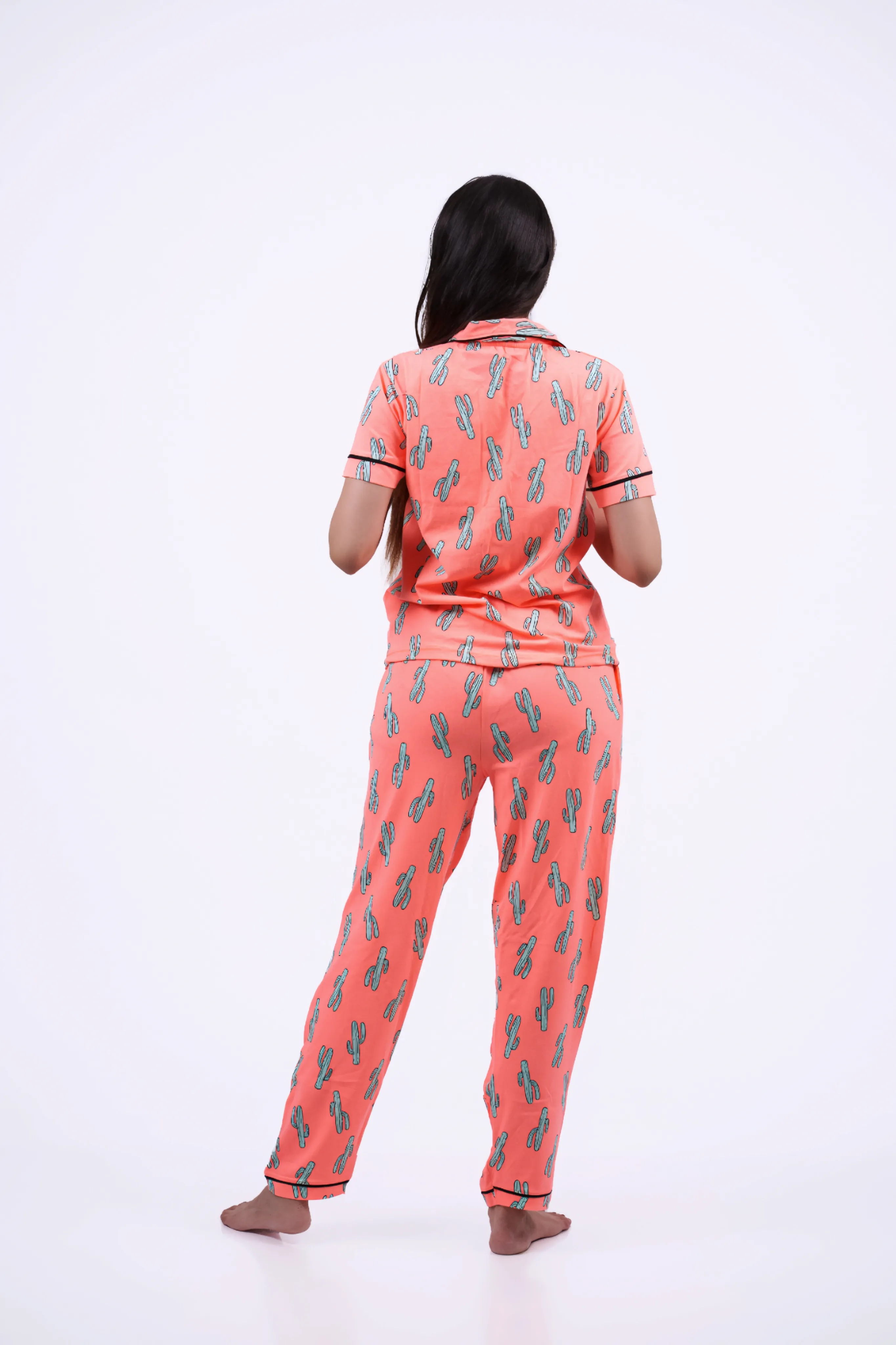 Collar Cactus Nightwear Set