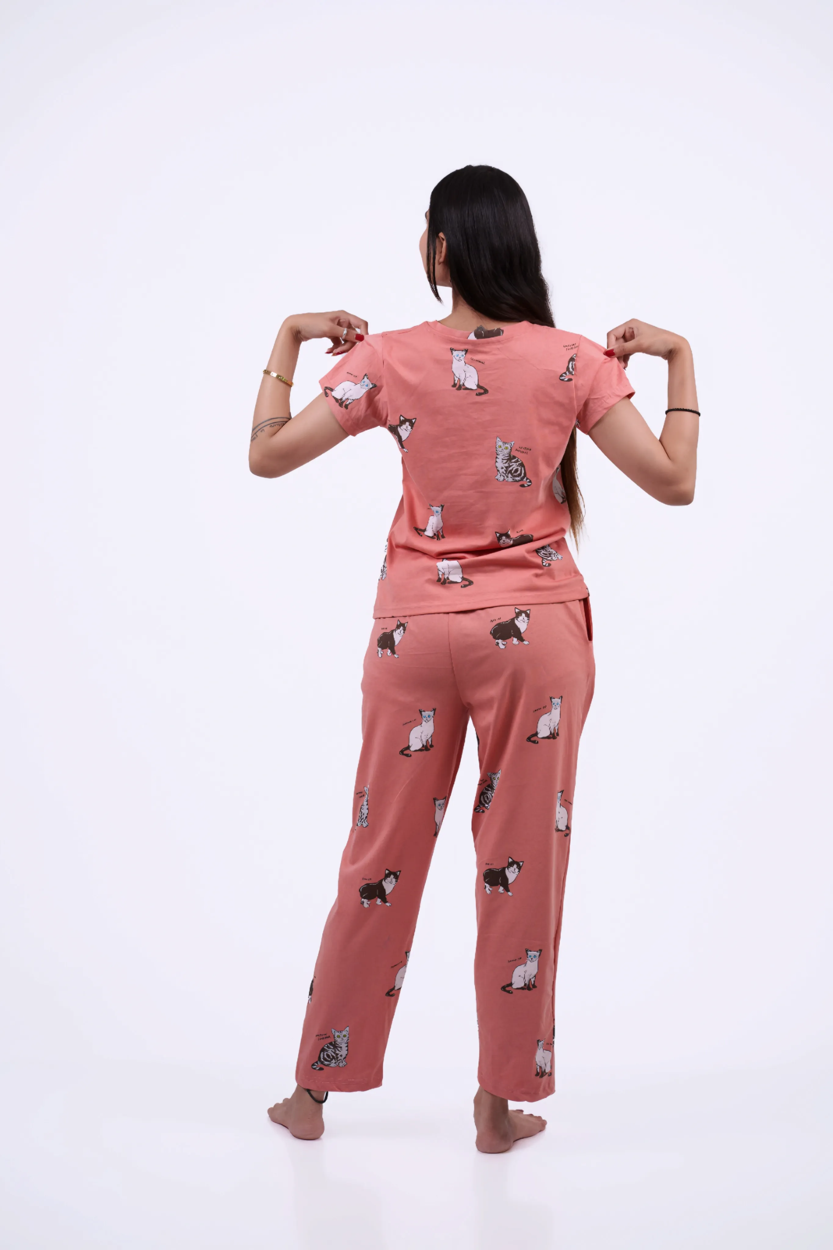 Cute Cat Loungewear Set