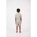 Dino Print Short Set