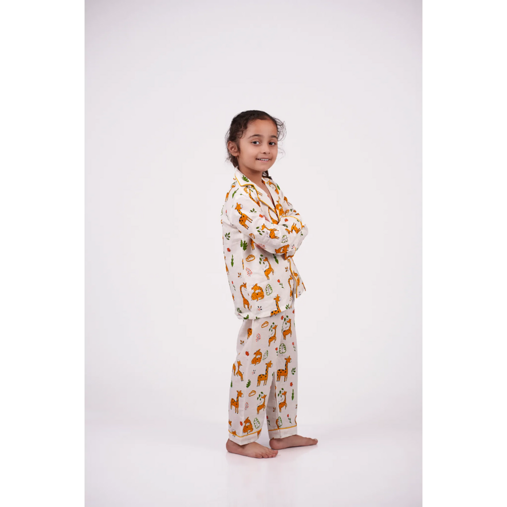 Giraffe & Jungle Pajama Set
