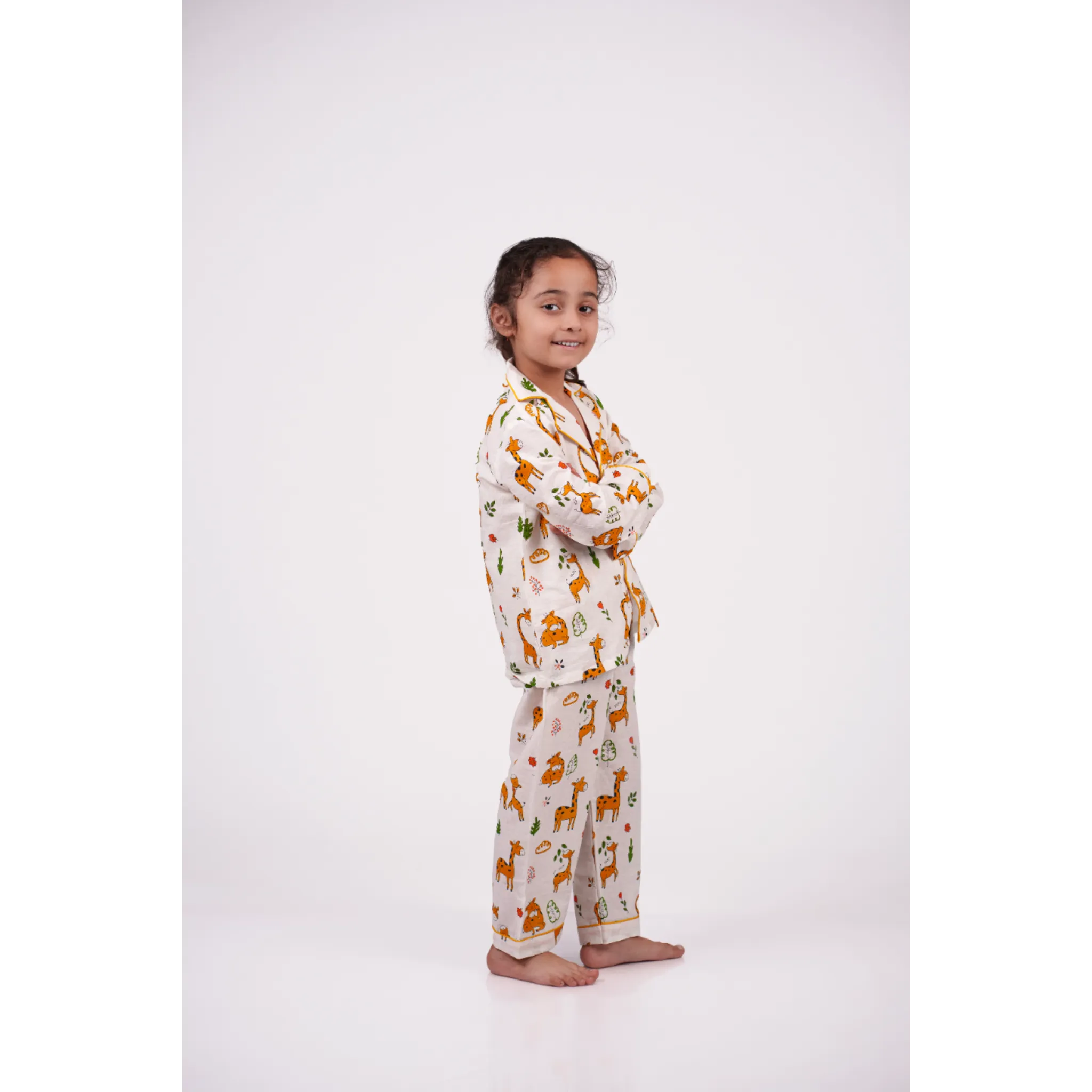 Giraffe & Jungle Pajama Set