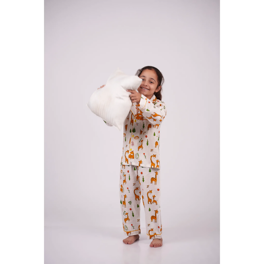 Giraffe & Jungle Pajama Set