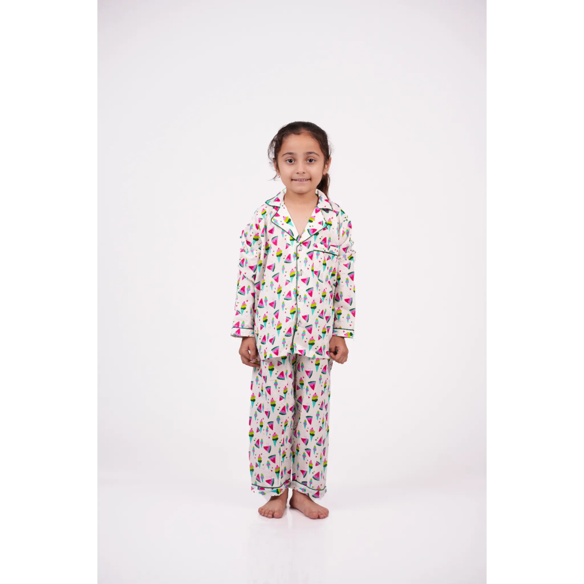 Colorful Ice-cream Pajama Set