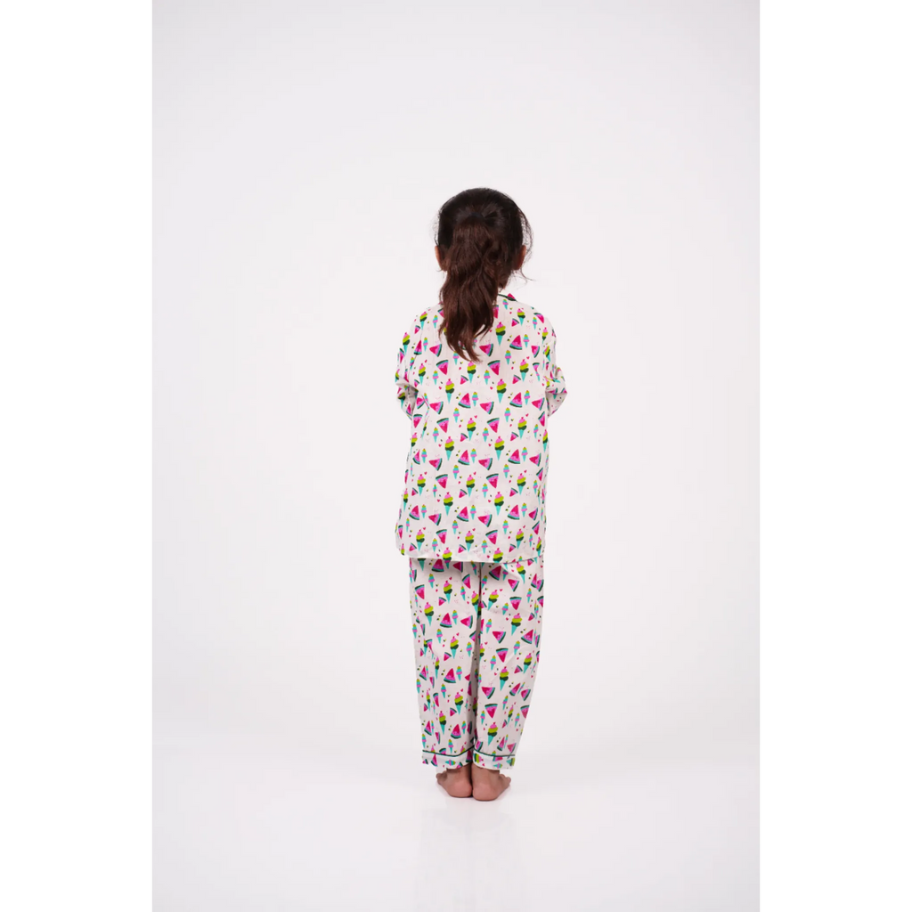 Colorful Ice-cream Pajama Set