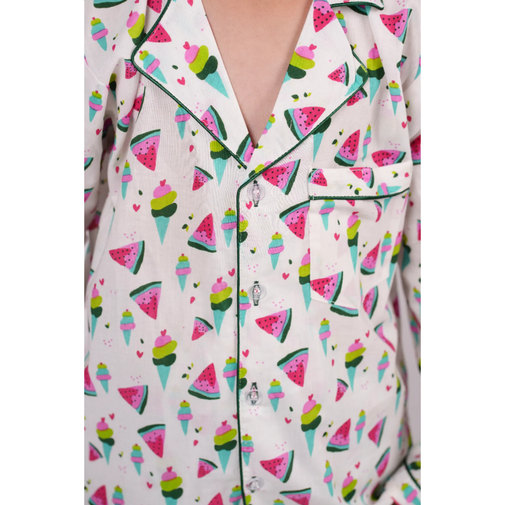 Colorful Ice-cream Pajama Set
