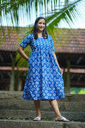 Indigo Breeze Maternity Dress