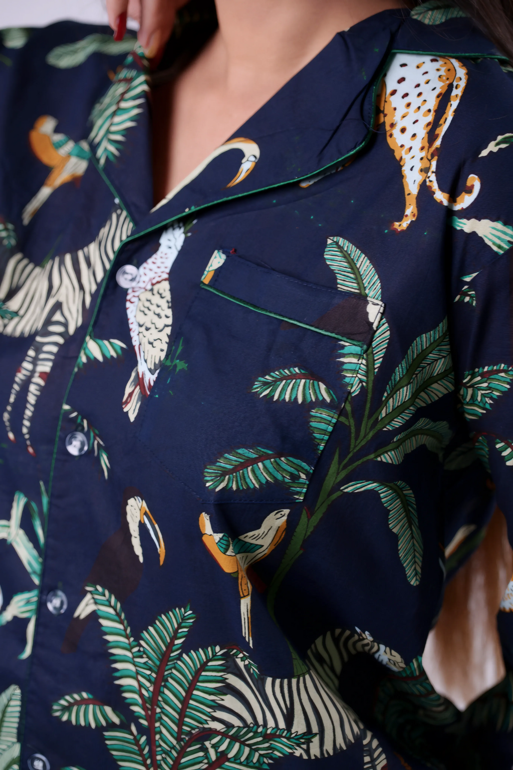 Leopard Print Nightwear Set