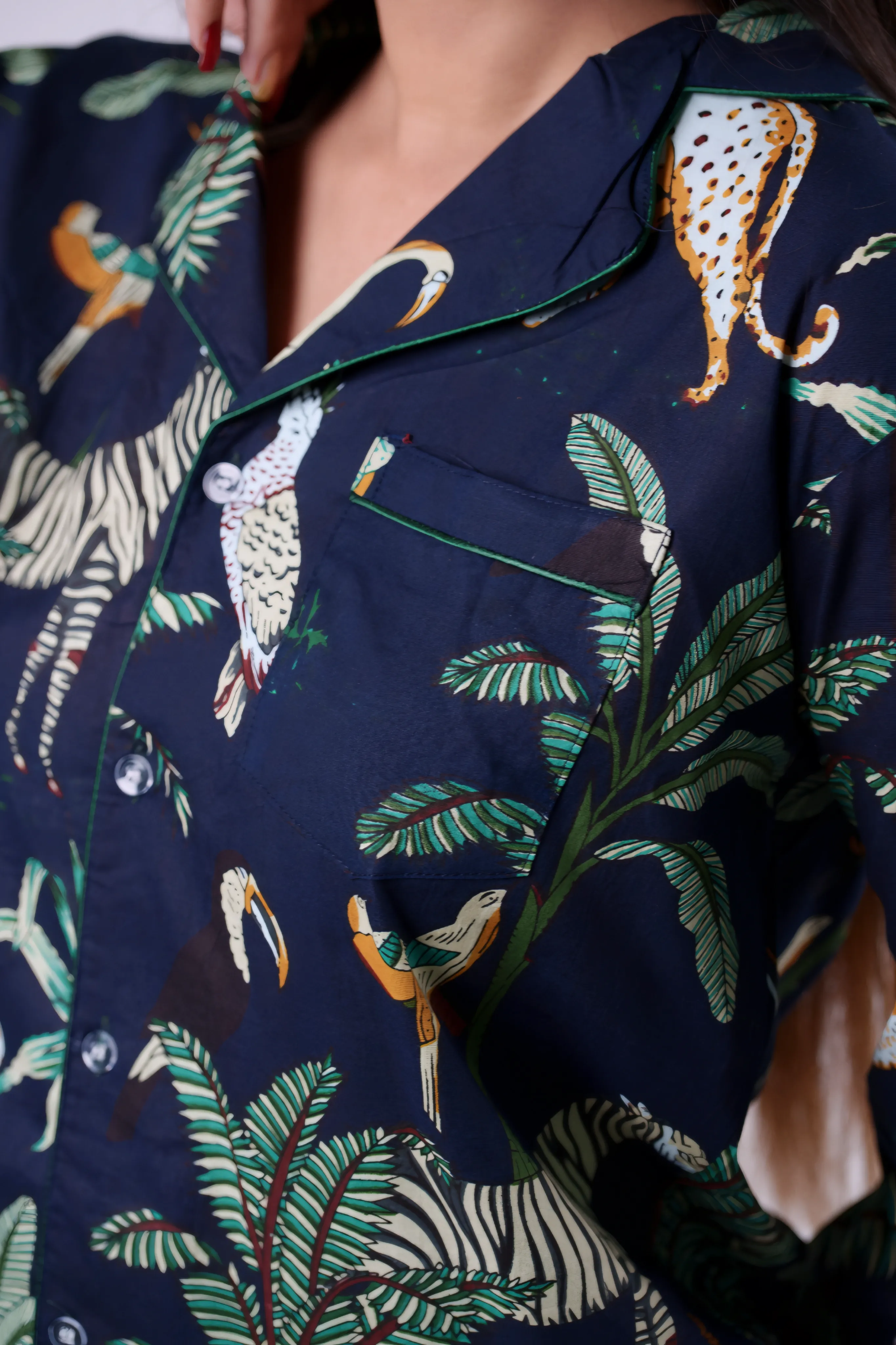 Leopard Print Nightwear Set