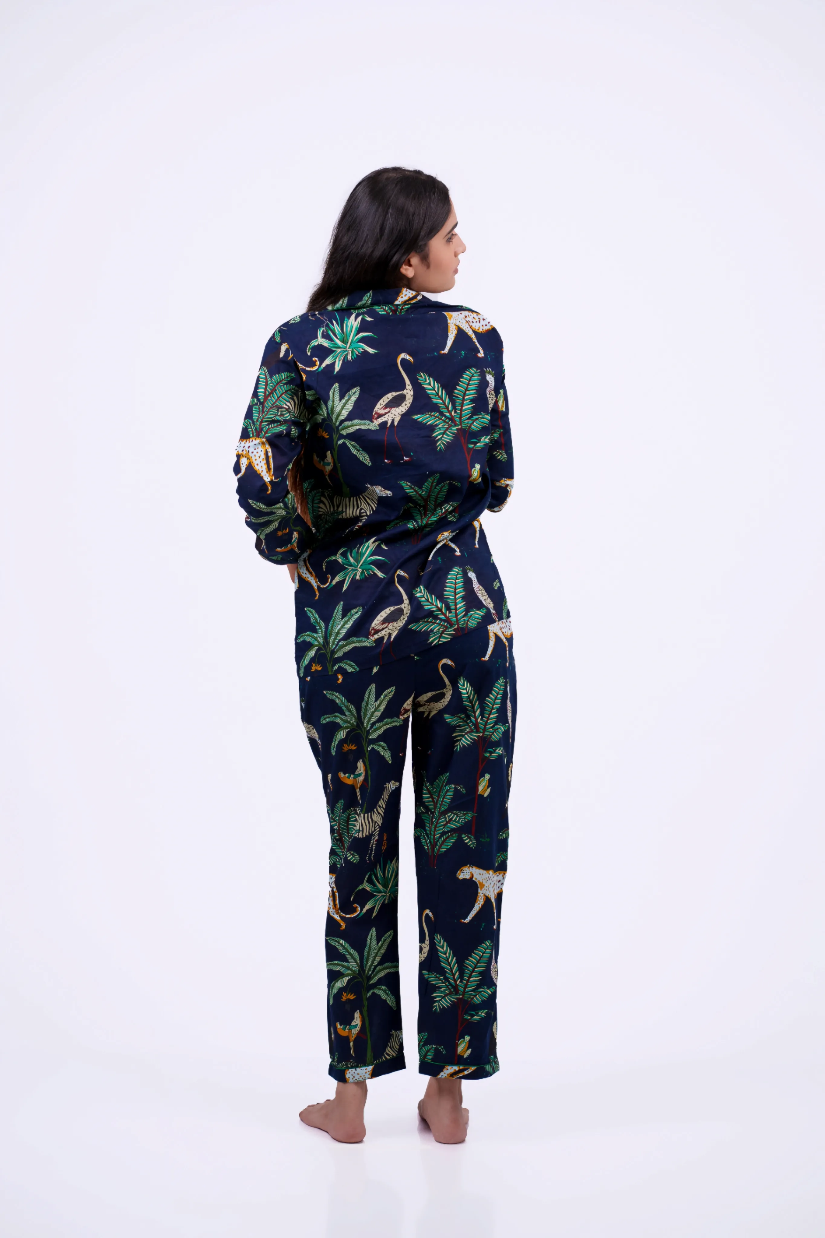 Leopard Print Nightwear Set