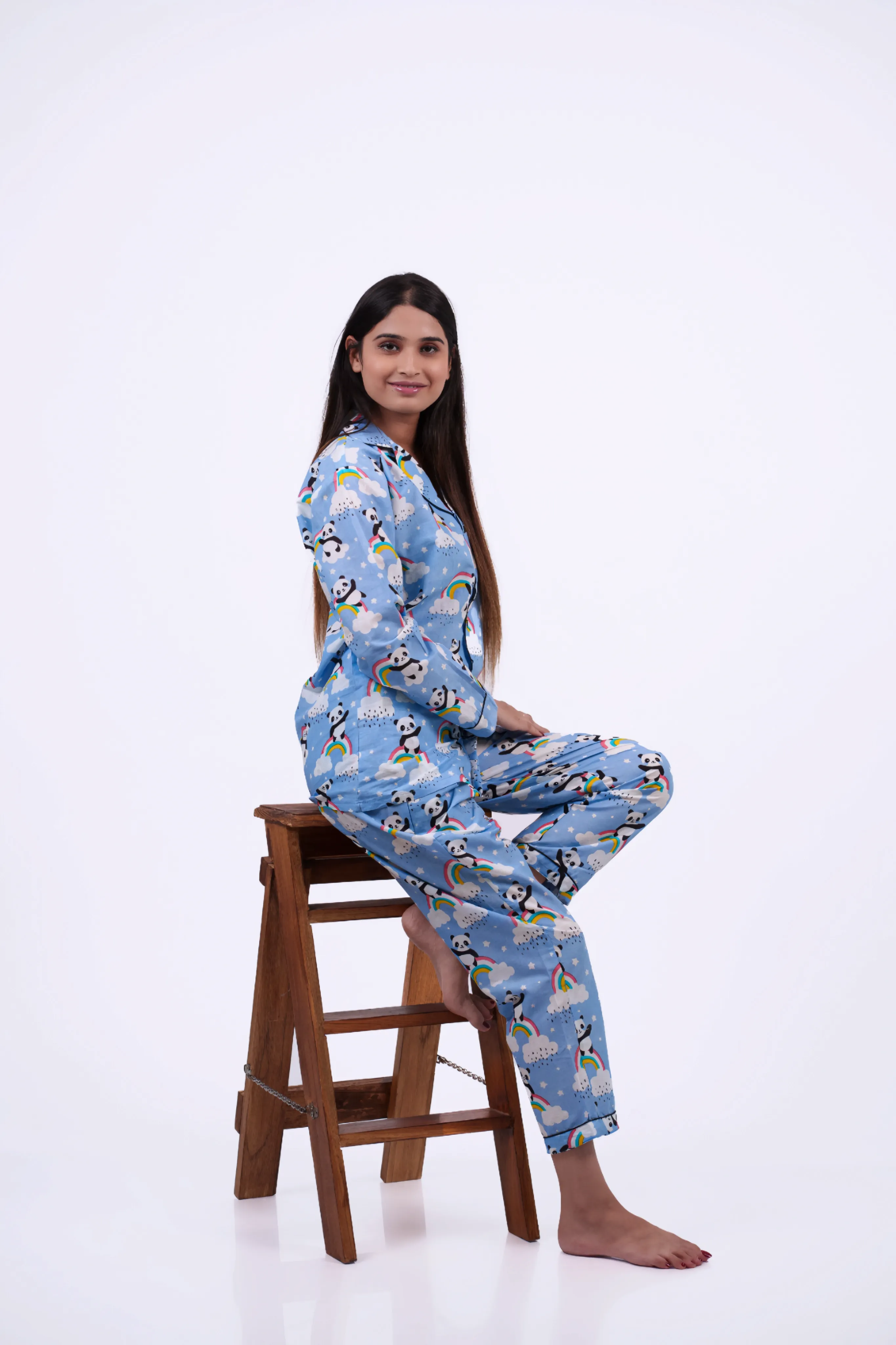 Rainbow Panda Nightwear Set