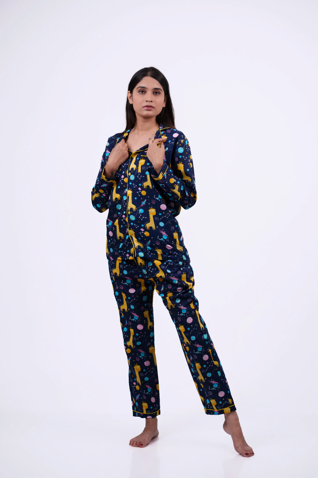 Starry Giraffe Nightwear Set