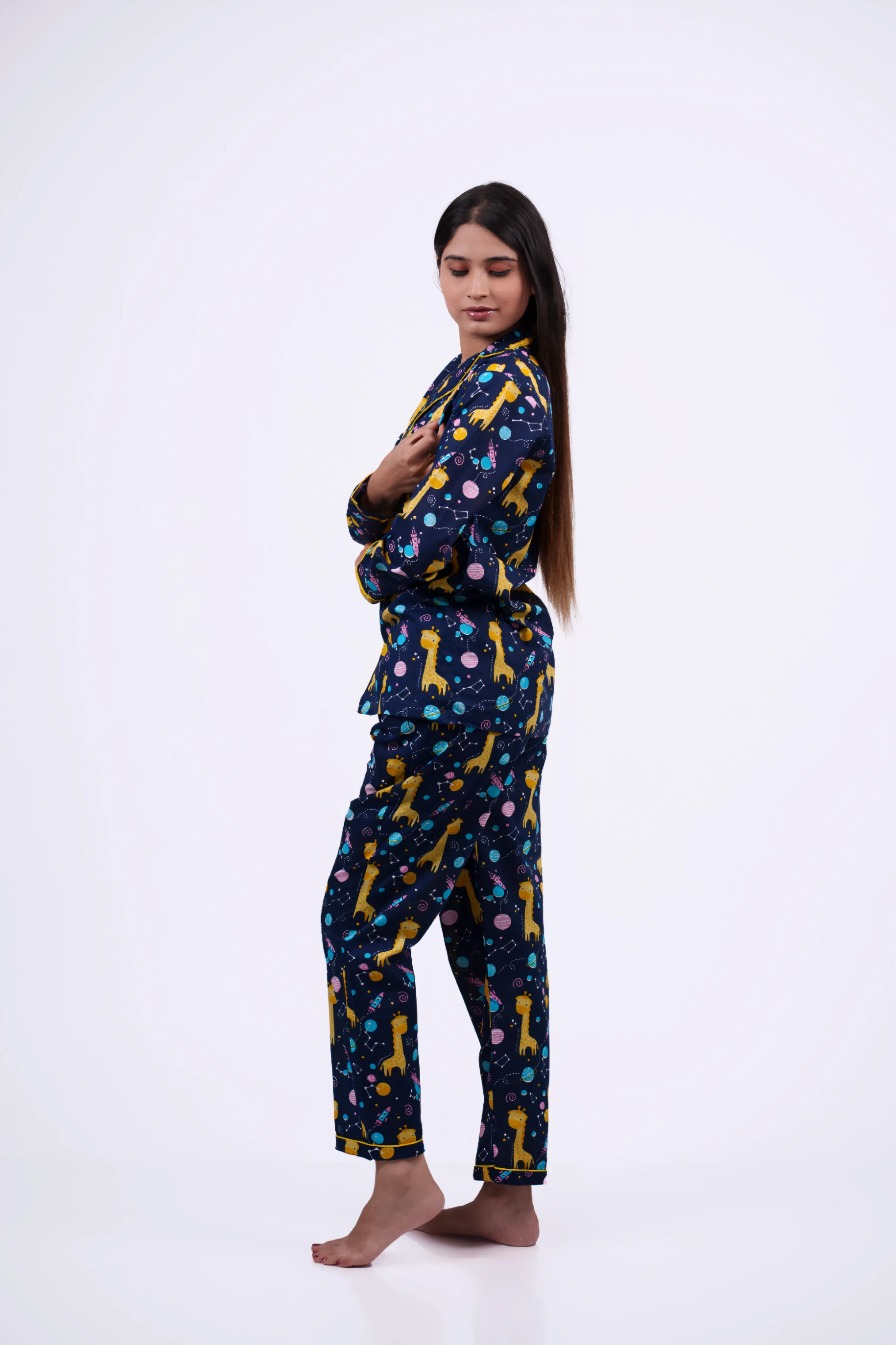 Starry Giraffe Nightwear Set