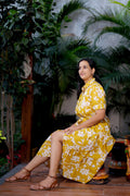 Sunflower Yellow Floral Maxi Dress