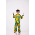 Yellow Elephant Pajama Set